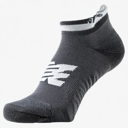 New Balance unisex-adult 1 Pack Run Foundation Cushioned No Show Socks