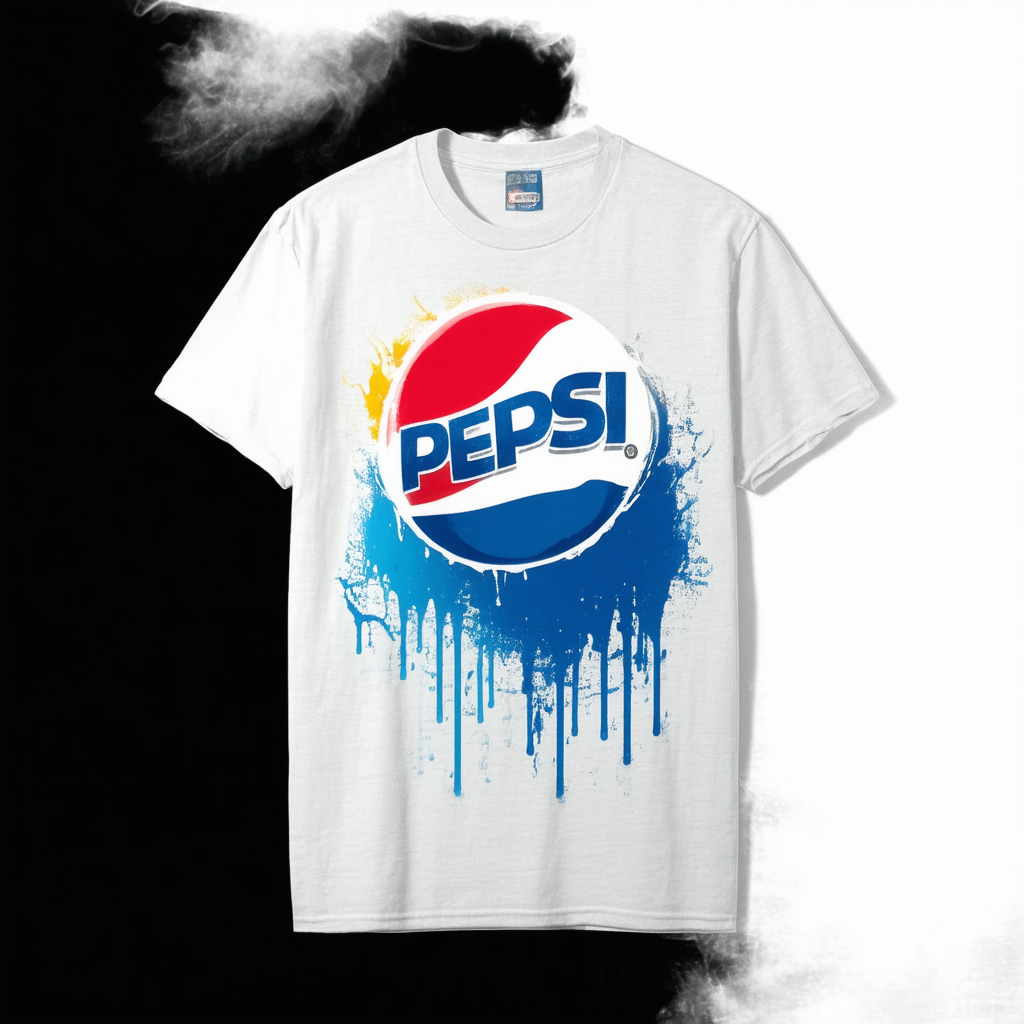 CafePress Pepsi Varsity Drip Light T Shirt Cotton T-Shirt