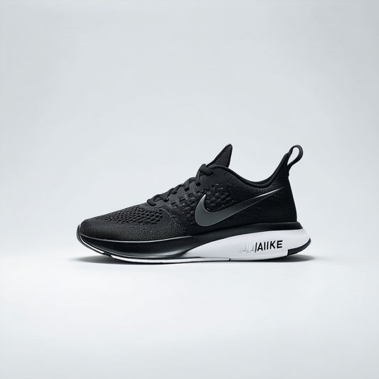 Nike Women's Low-Top Sneakers, Black (White/Black 100), 6