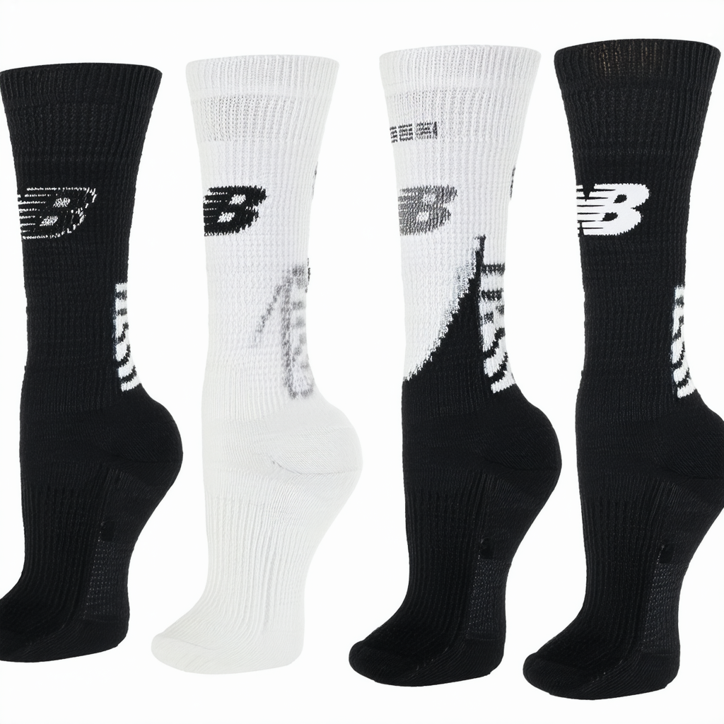 New Balance unisex-adult 1 Pack Wellness Crew Socks