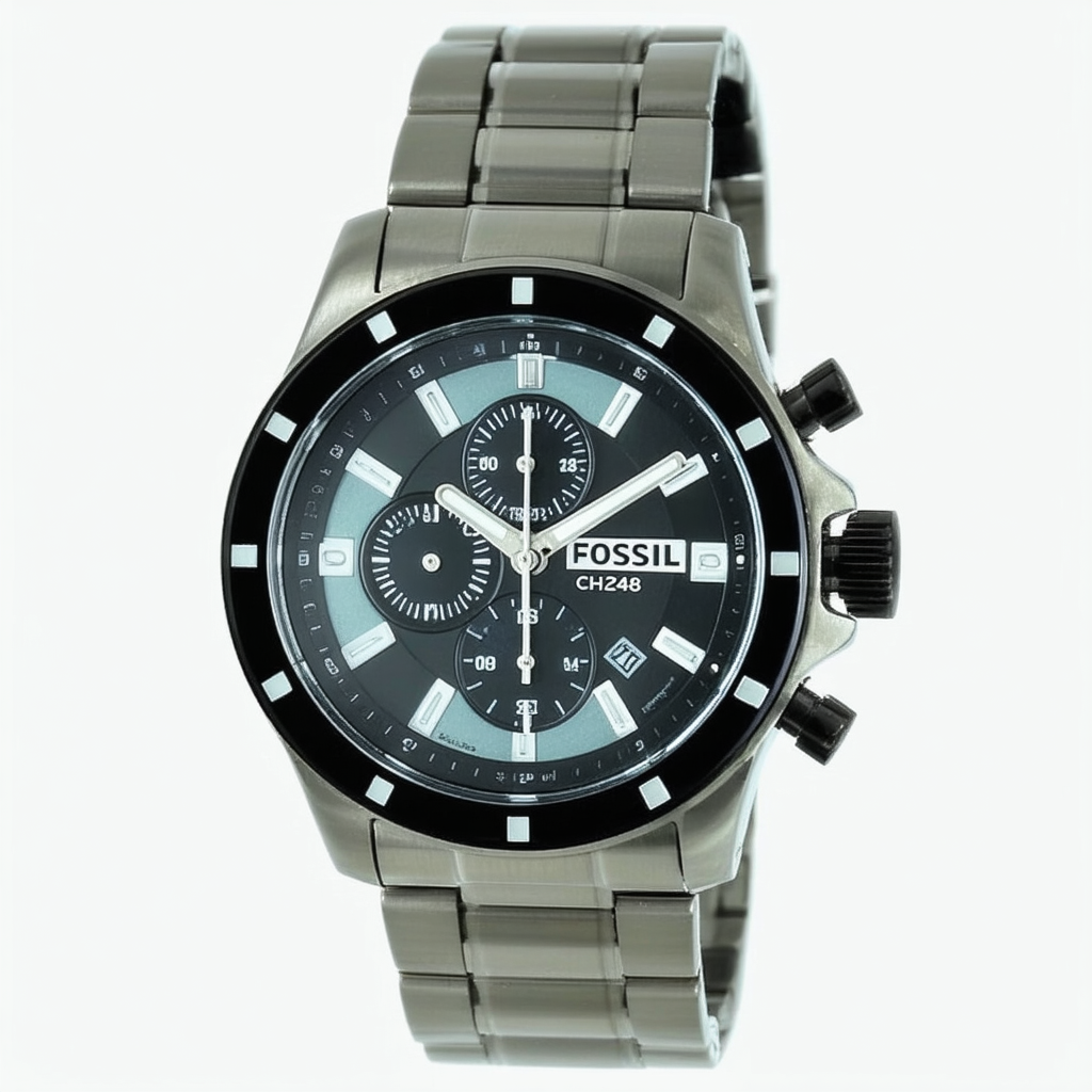 FOSSIL CH2848 Retro Traveler Chronograph Stainless Steel Watch