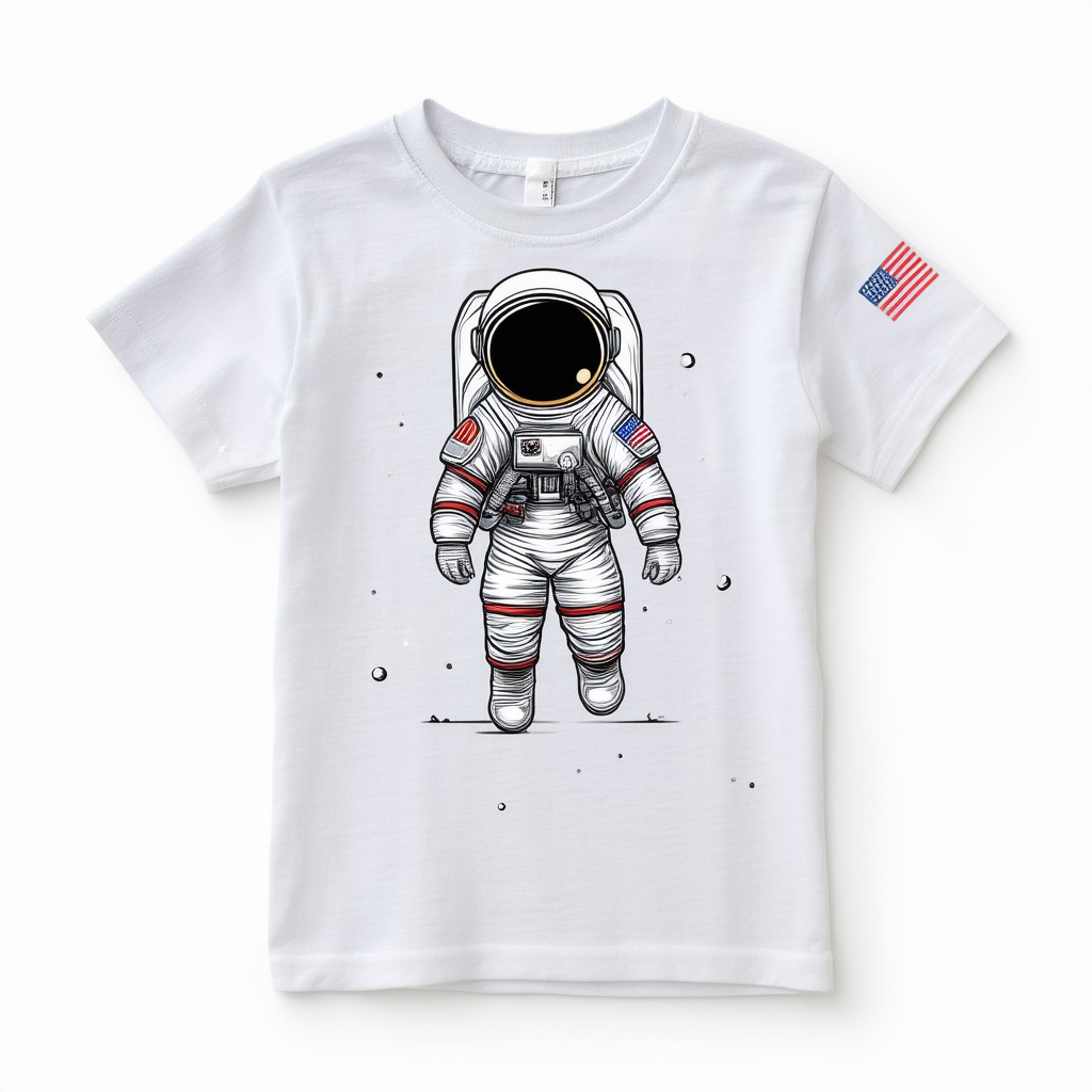 Threadrock Big Boys' Future Astronaut Youth T-Shirt