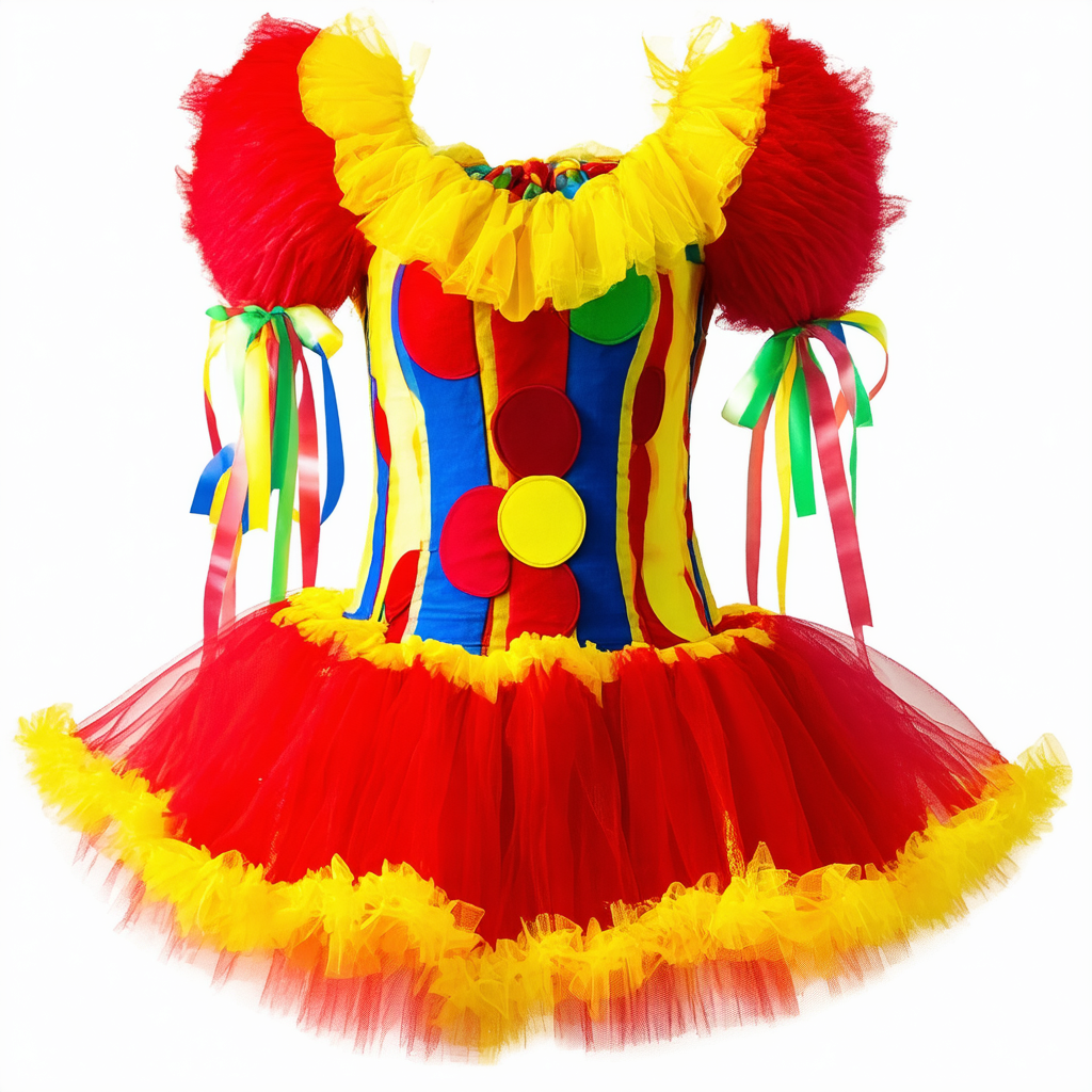 Forum Circus Sweeties Tutu Lulu The Clown Costume