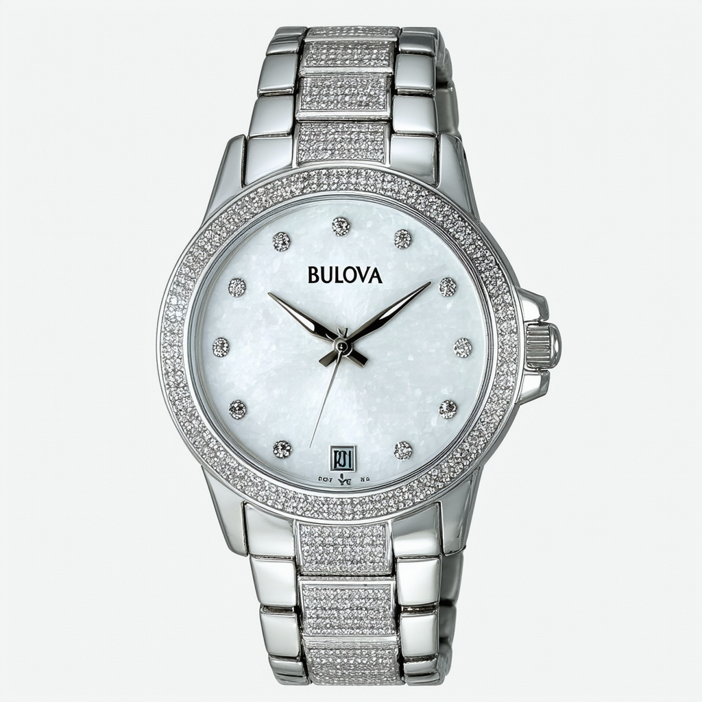 Bulova Women's 96L001 Crystal Watch