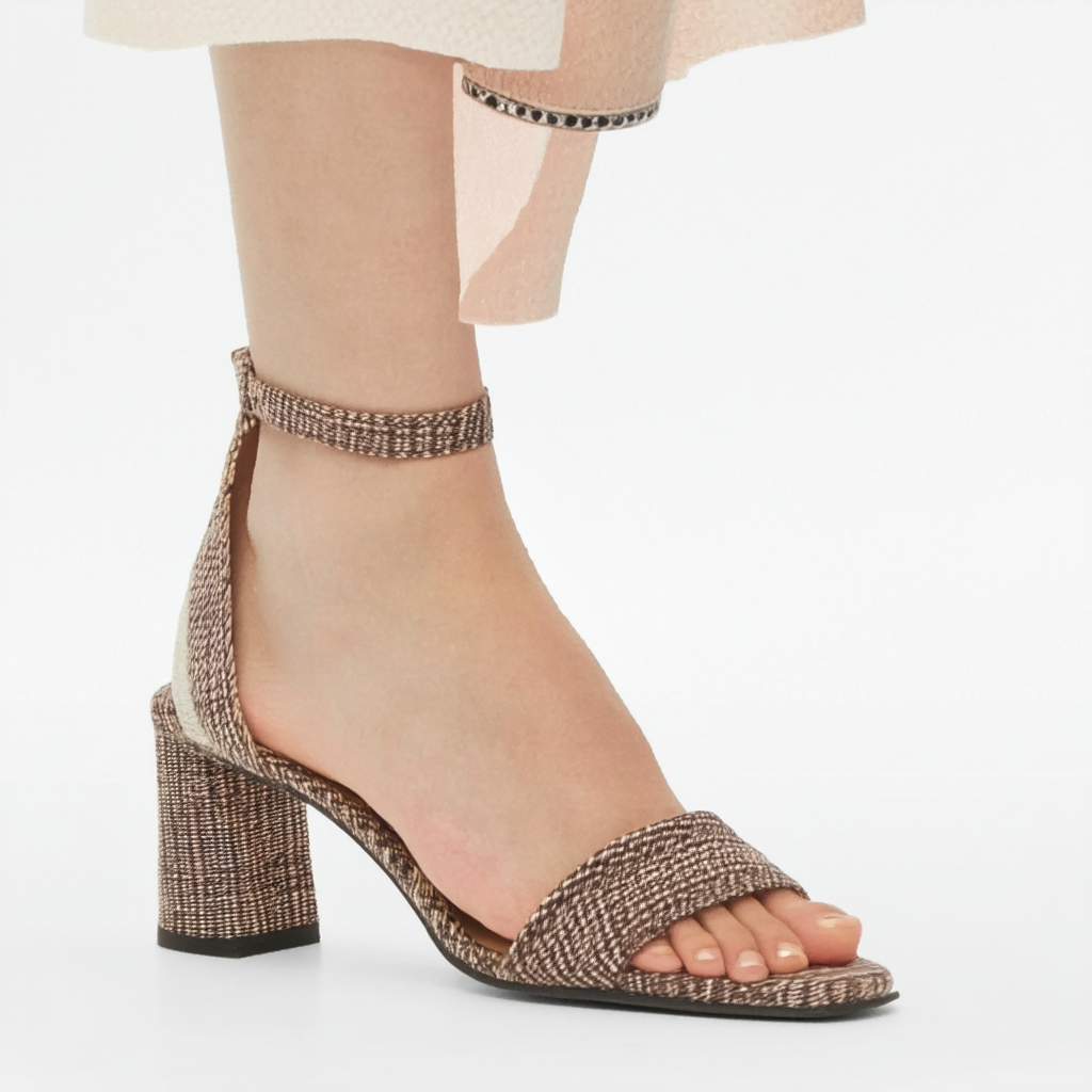 NINE WEST Footwear Women's Galford Fabric Dress Sandal