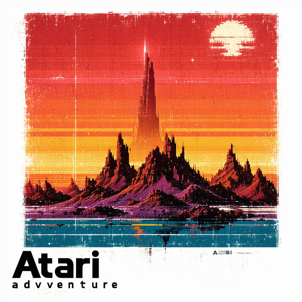 Atari Adventure Screen Art Unisex Adult T Shirt for Men and Women
