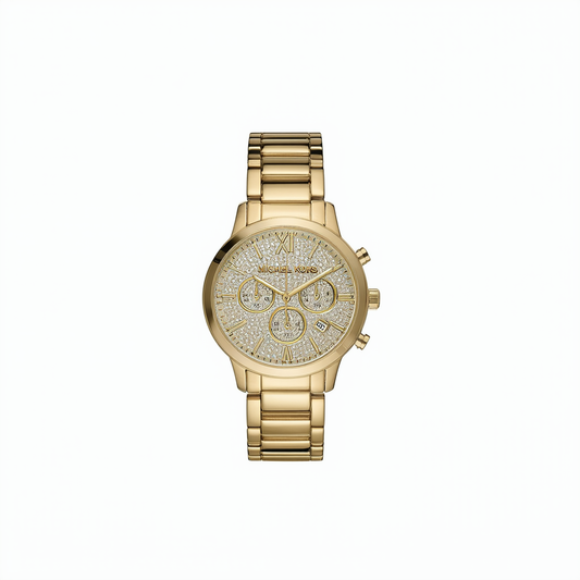 Michael Kors Women's MK3719 Lauryn Analog Display Quartz Gold Watch