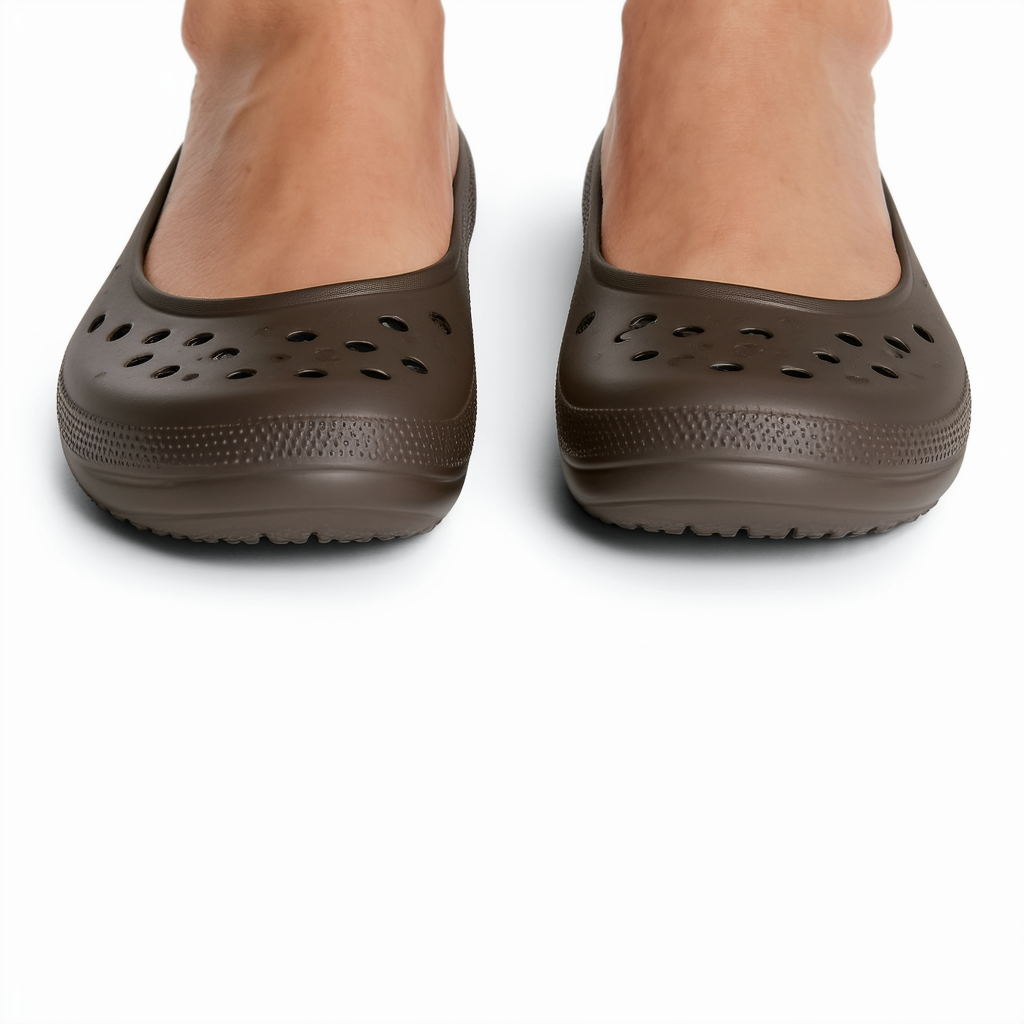 Crocs Women's Sloane Flats Ballet, Bronze, 9