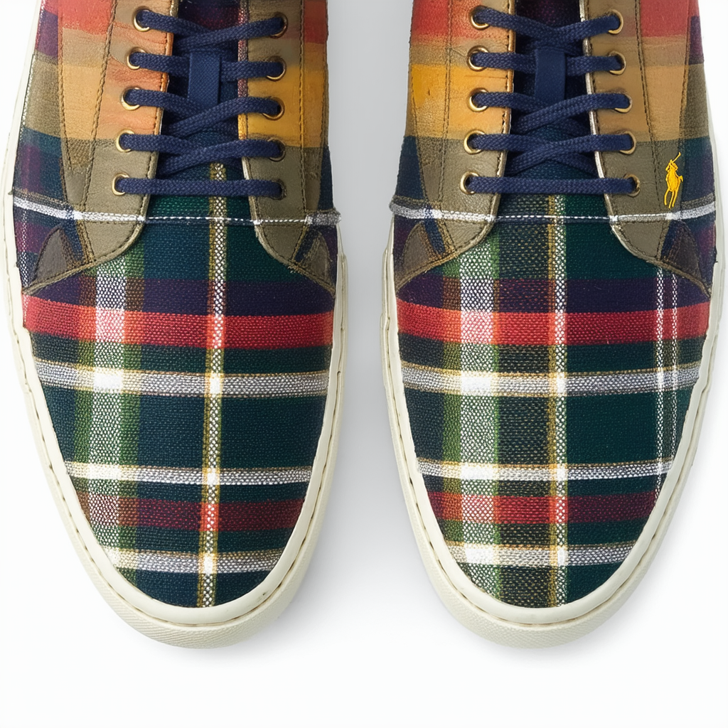 Polo Ralph Lauren Men's Madras Giles Sneaker