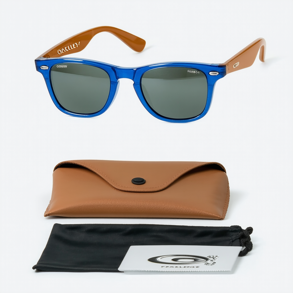 Oakley OO9013-9013H9 Sunglasses FROGSKINS ECLIPSE BLUE w/PRIZM TUNGSTEN POLARIZED 55mm