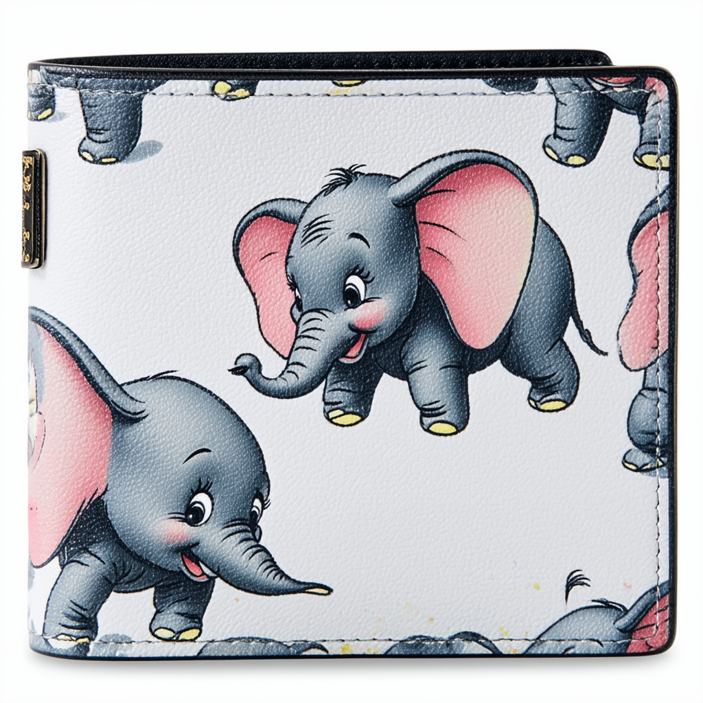 Loungefly Disney Dumbo Allover Print Bi-fold Wallet