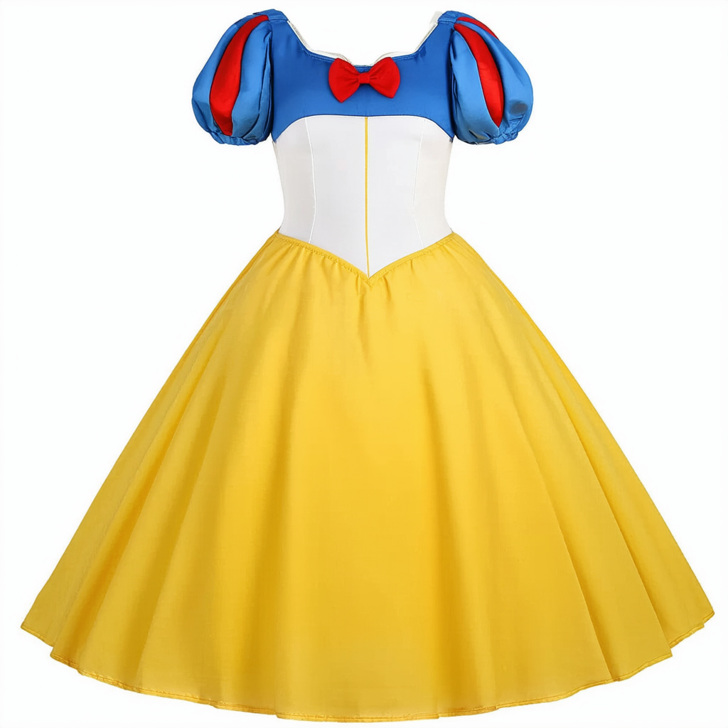 Disney's Snow White Costume for Women, Adult Magical Princess Classic Yellow Bodice and Skirt