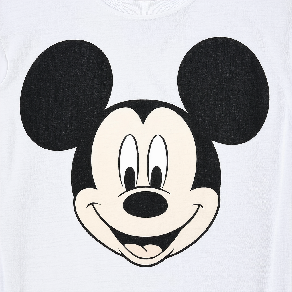 Disney Big & Tall Classic Mickey Donald Face Men's Tops Short Sleeve Tee Shirt