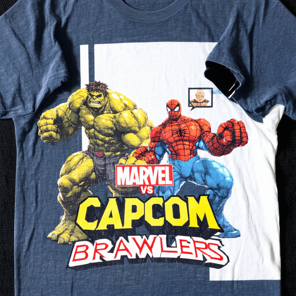 Marvel vs Capcom Brawlers T-Shirt Sheer