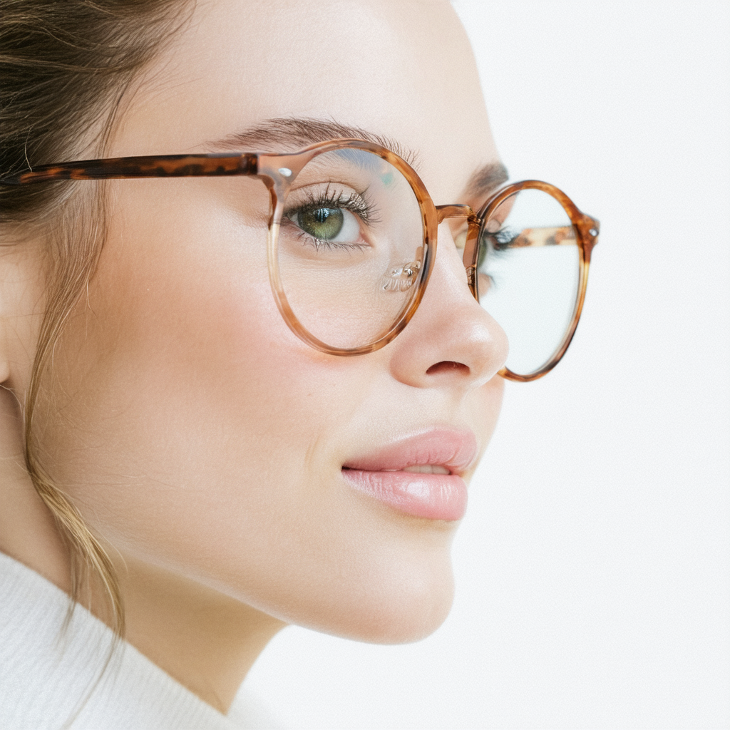 Ray-Ban Women's RX7046 Erika Round Prescription Eyeglass Frames