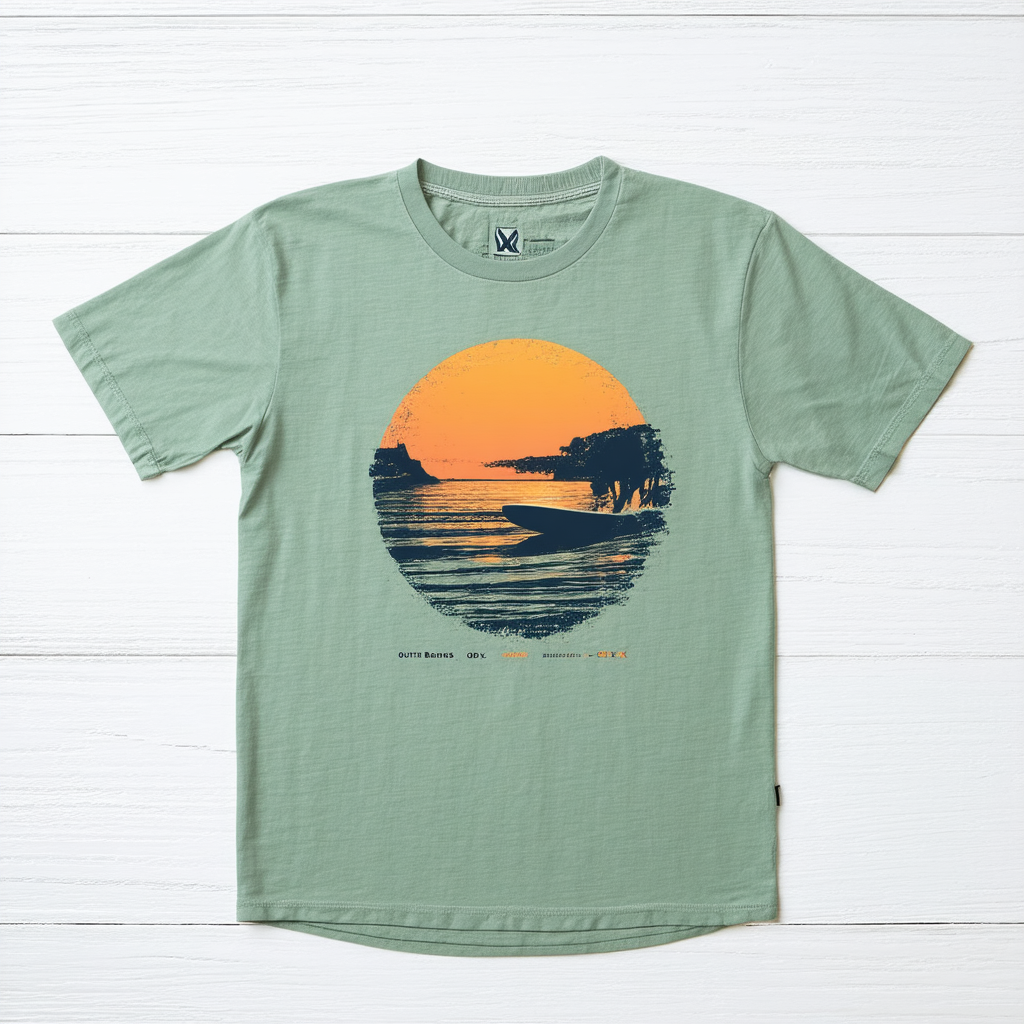 Volcom Men's Outer Banks X Netflix OBX Short Sleeve Tee
