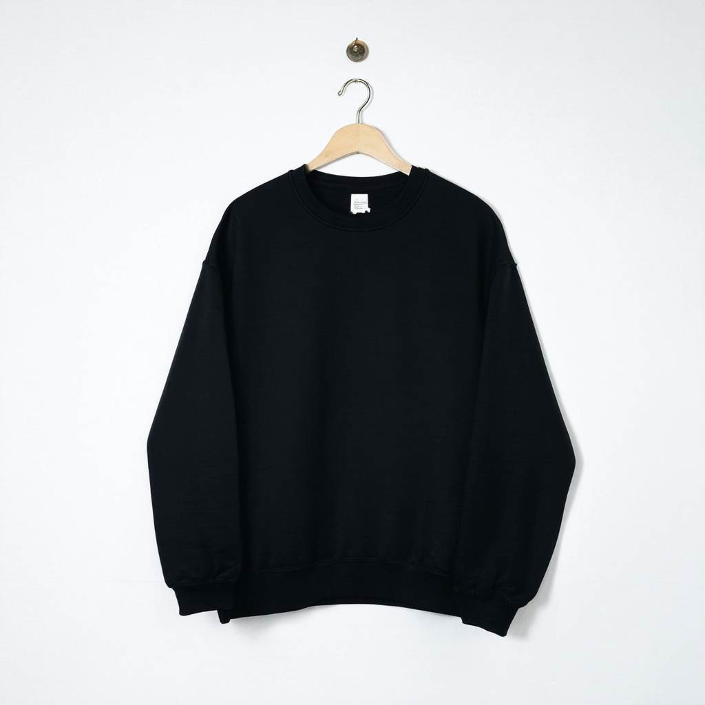The Big Comfy Couch Loonette & Molly Story Time Men's Black Long Sleeve Sweatshirt