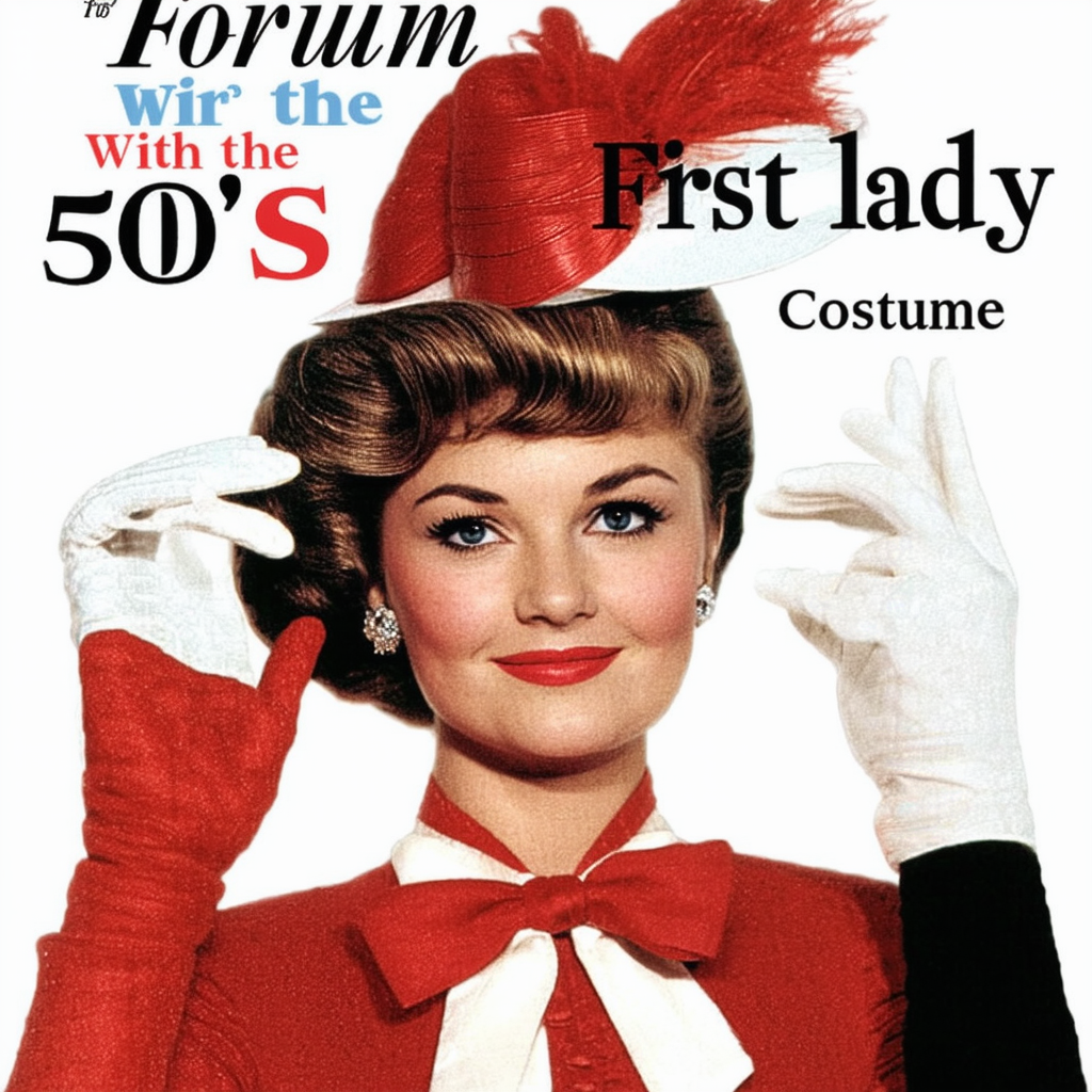 Forum Flirtin with The 50's First Lady Costume