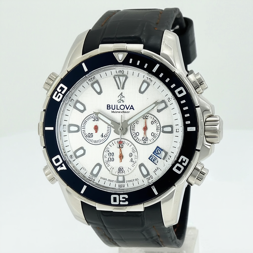 Bulova Men's 96B102 Marine Star Calendar Watch