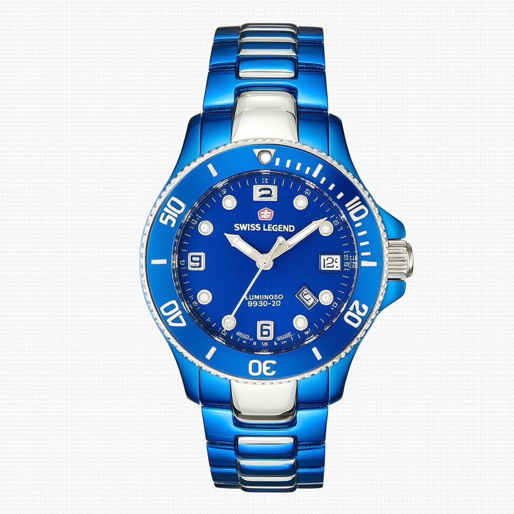 Swiss Legend Women's 93609-102 Luminoso Analog Display Swiss Quartz Blue Watch