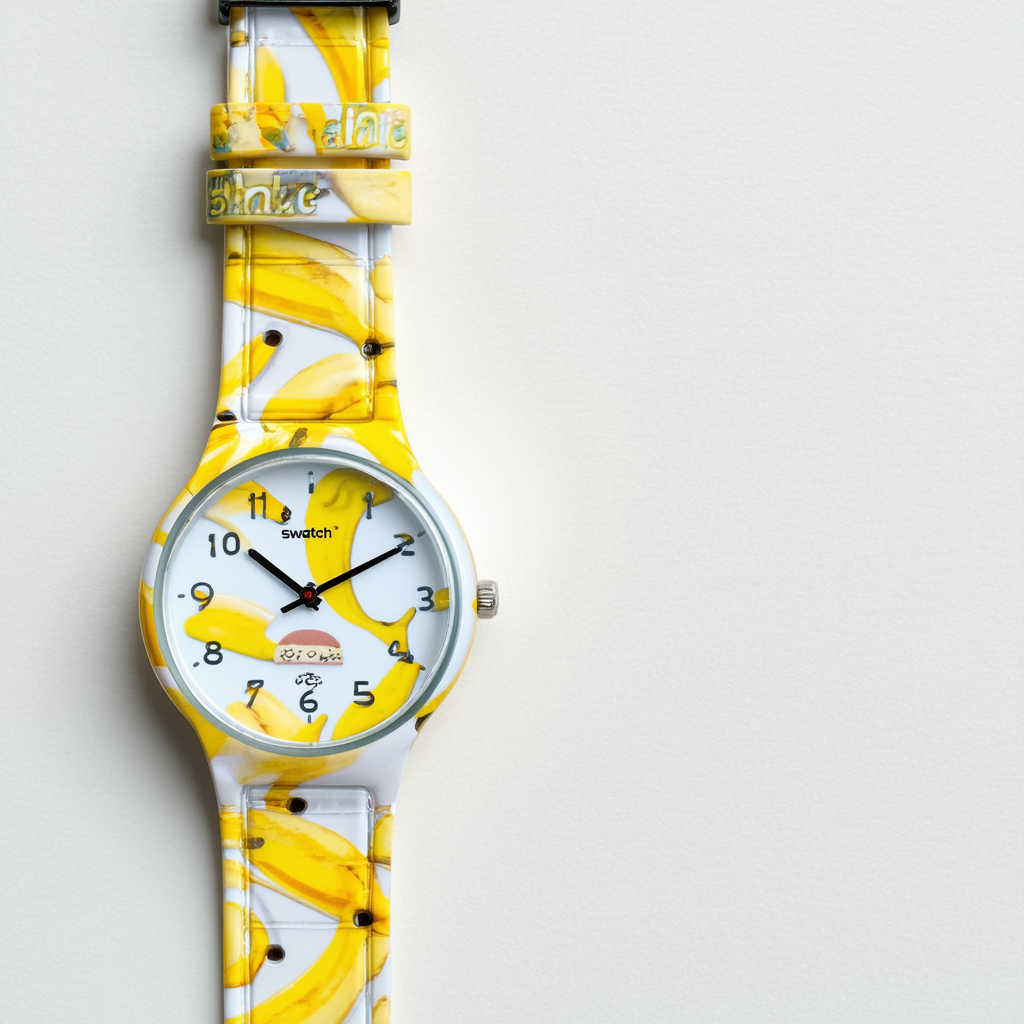 Swatch Banana Shake Ladies Watch LG127