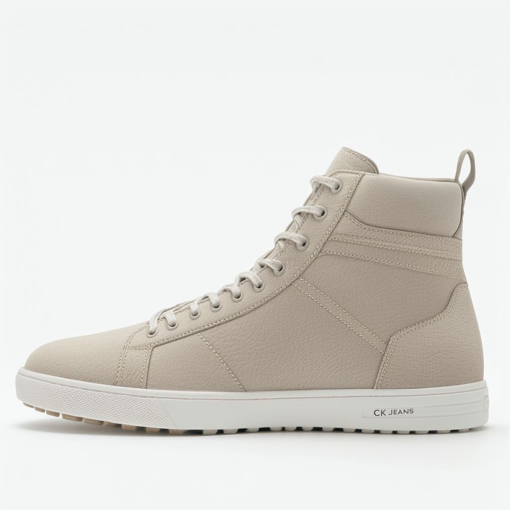 CK Jeans Men's Darian Leather Fashion Sneaker