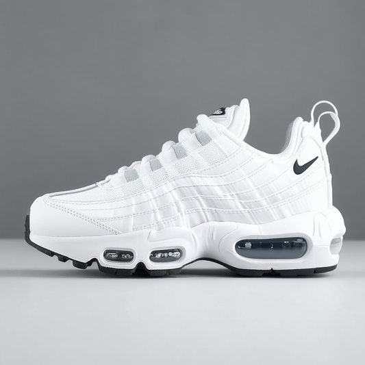 Nike Big Kid's Air Max 95 Recraft White/White-White-White (CJ3906 100)