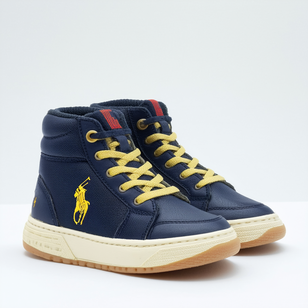 POLO RALPH LAUREN Unisex-Child Slater Mid Sneaker
