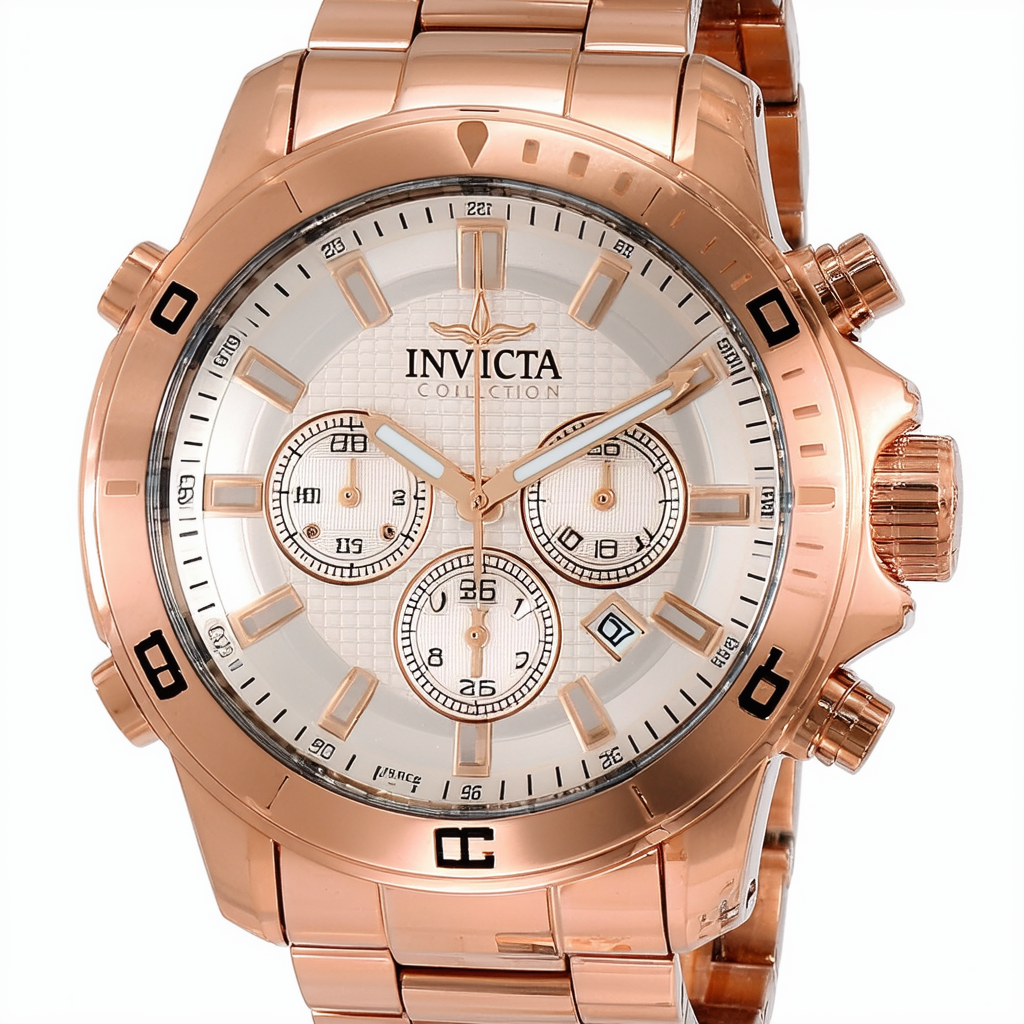 Invicta Men's 5661 S1 Collection Rose Gold-Tone Chronograph Watch