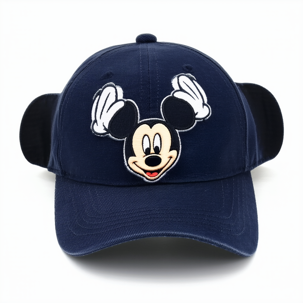 Disney Mickey Mouse Boys Peek-A-Boo Baseball Cap [2013] Navy Blue
