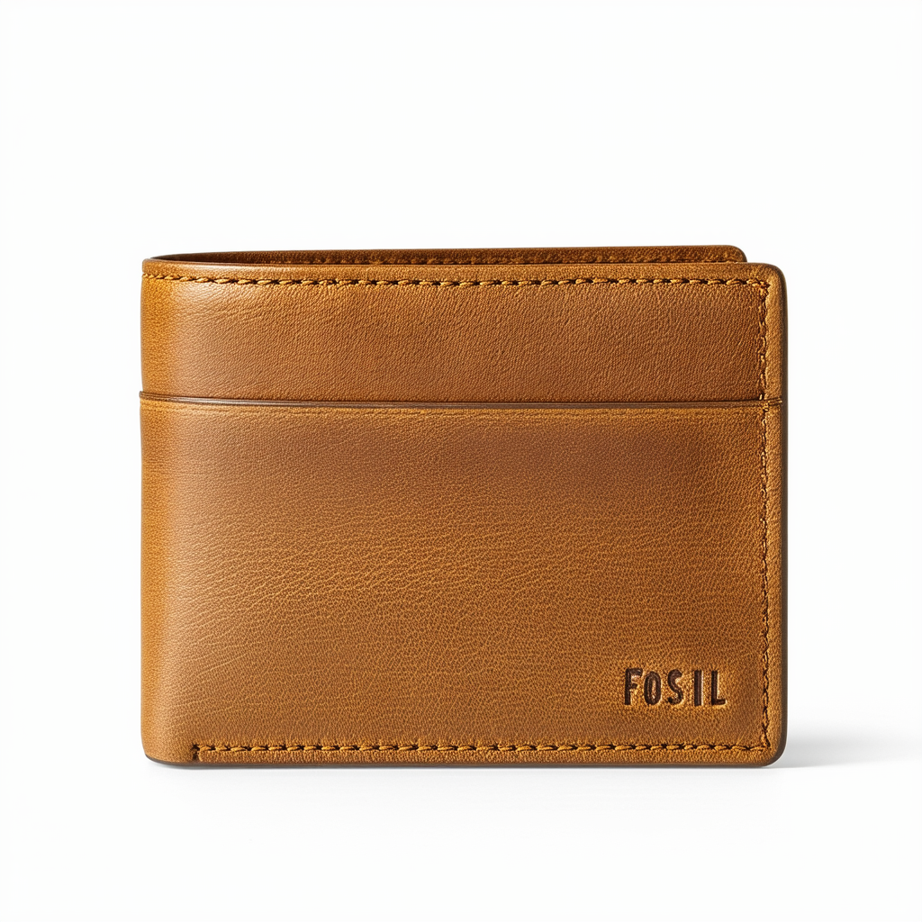 Fossil Men's Eric Leather RFID Blocking Bifold Wallet