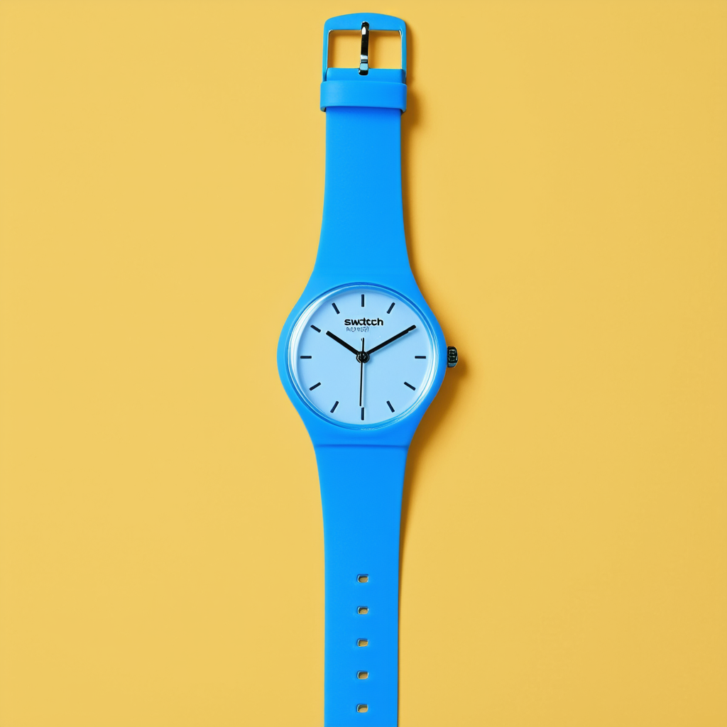 Swatch Morning Sky Quartz Blue Dial Ladies Watch GL125