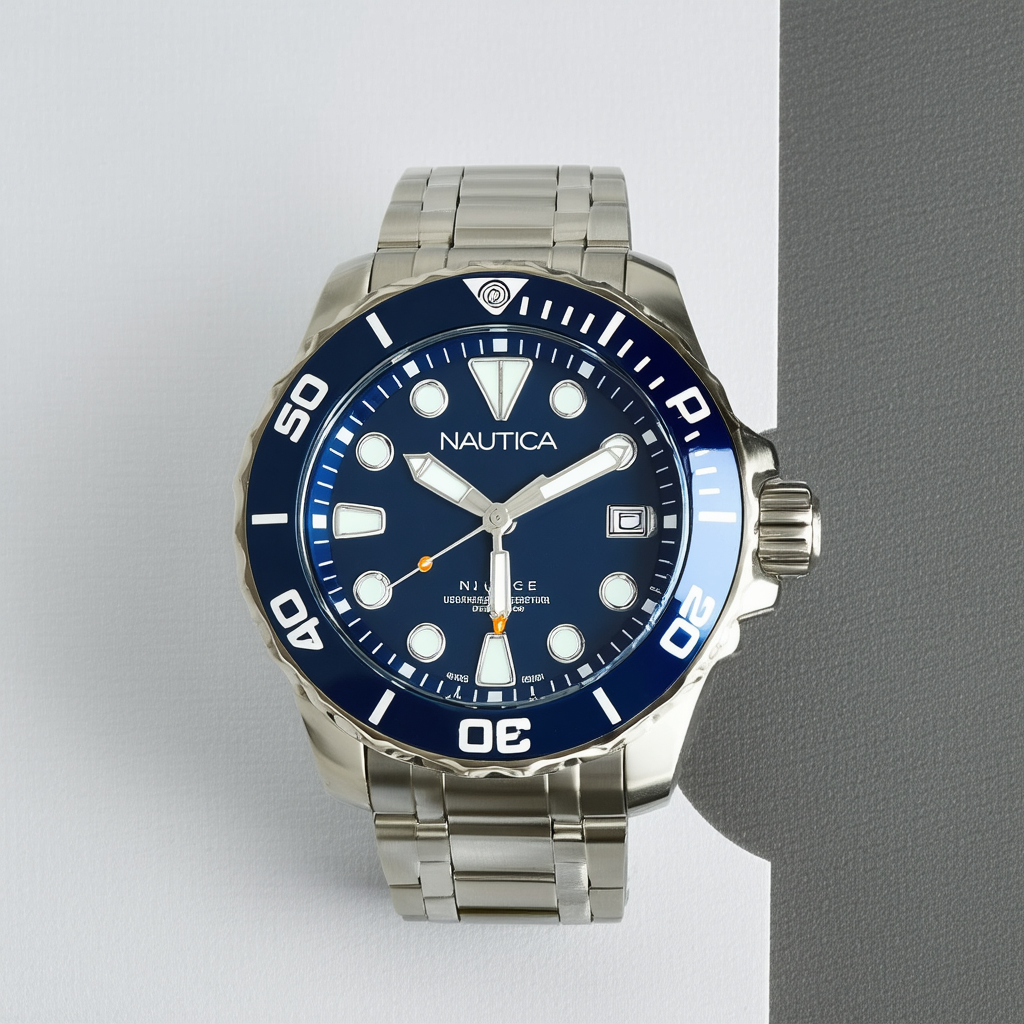Nautica Men's N13501G BFD 101 Diver Luminous Dial Watch