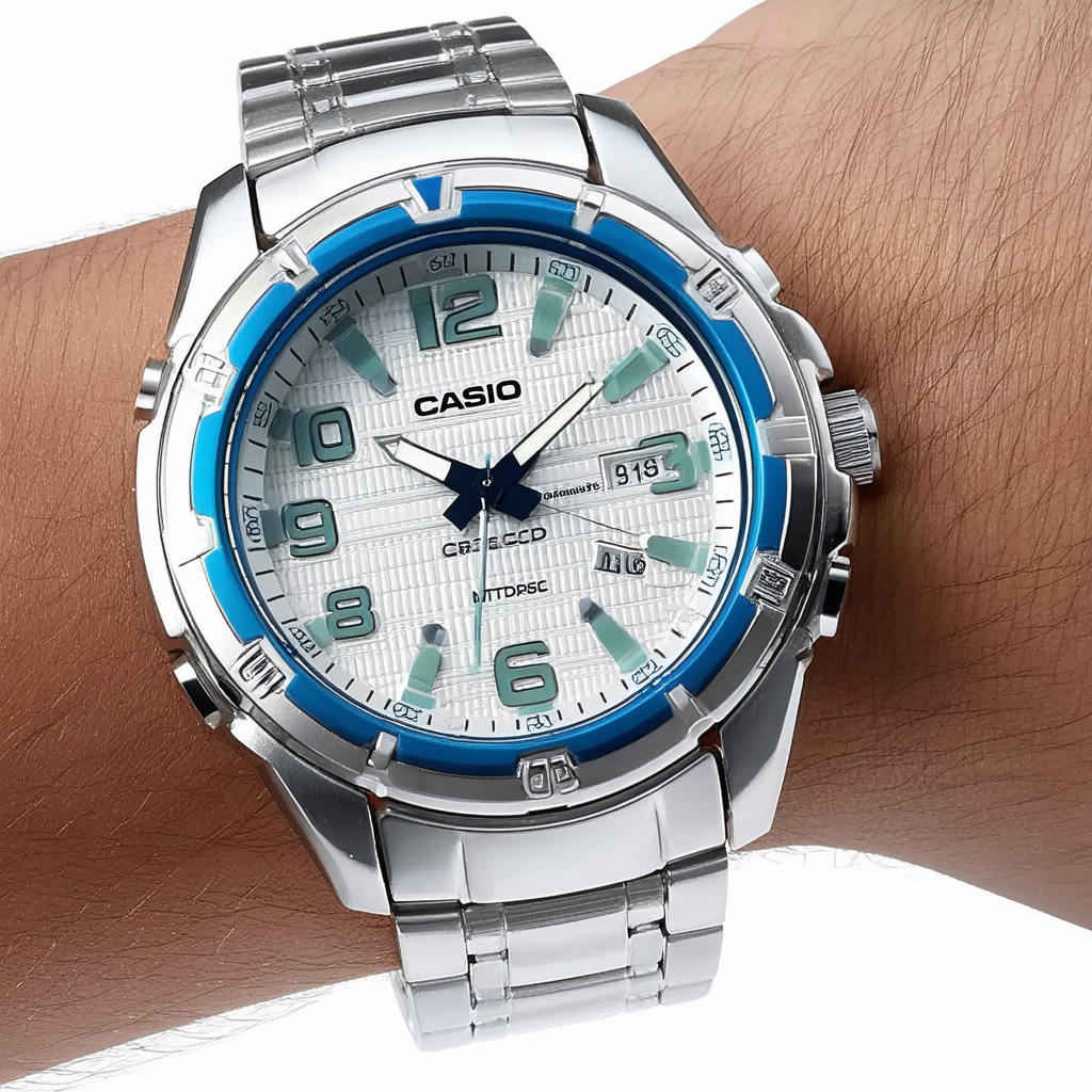 Casio Men's MTP-1351CD-8A2DF Core Collection Big Face Casual Watch