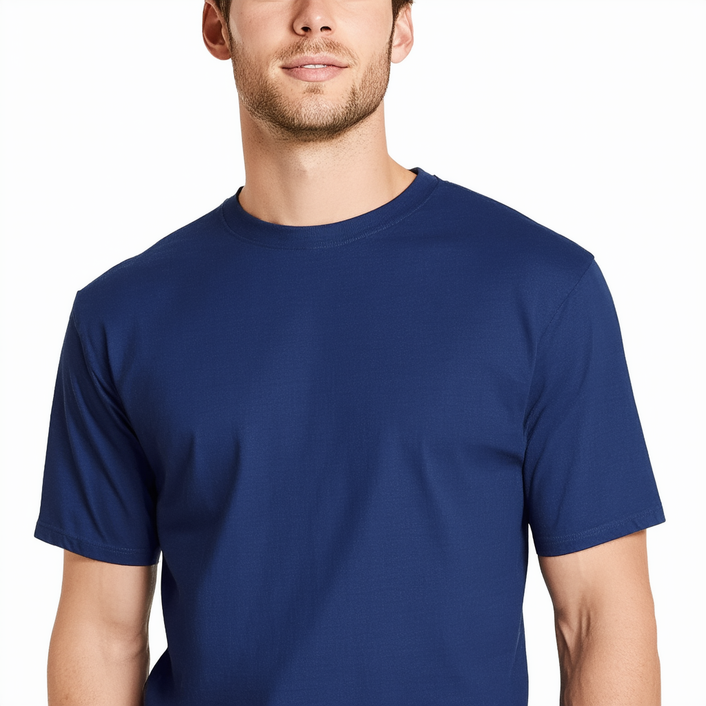 Hanes Mens Tagless 100% Cotton T-Shirt, XL, Deep Navy
