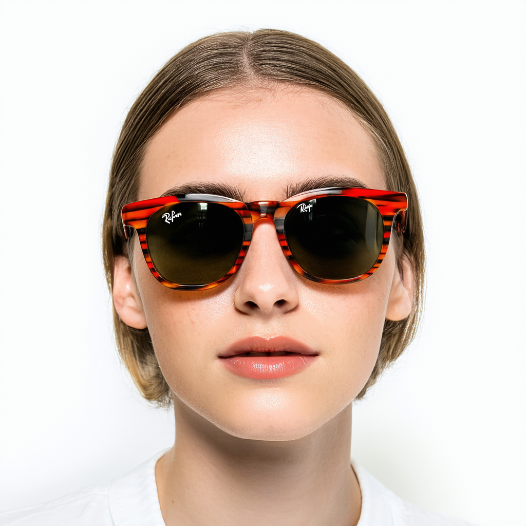 Ray-Ban 4148 Caribbean Red Striped Brown 794