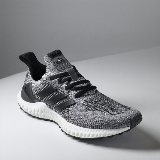 adidas Men's Alphabounce HPC m Running Shoe, Medium Grey/Black/Black, 10.5 M US