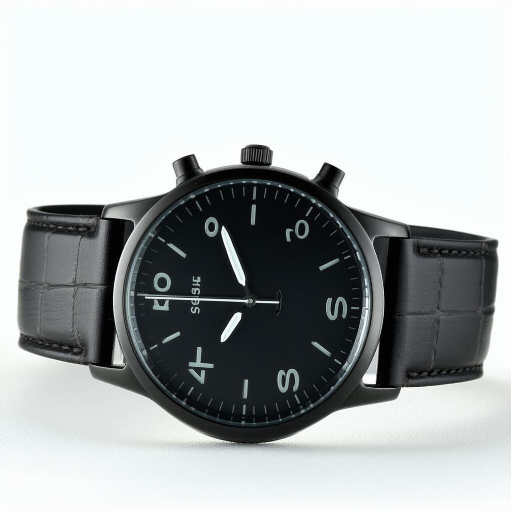 Fossil Men's C221048 The Commuter Analog Display Quartz Black Watch