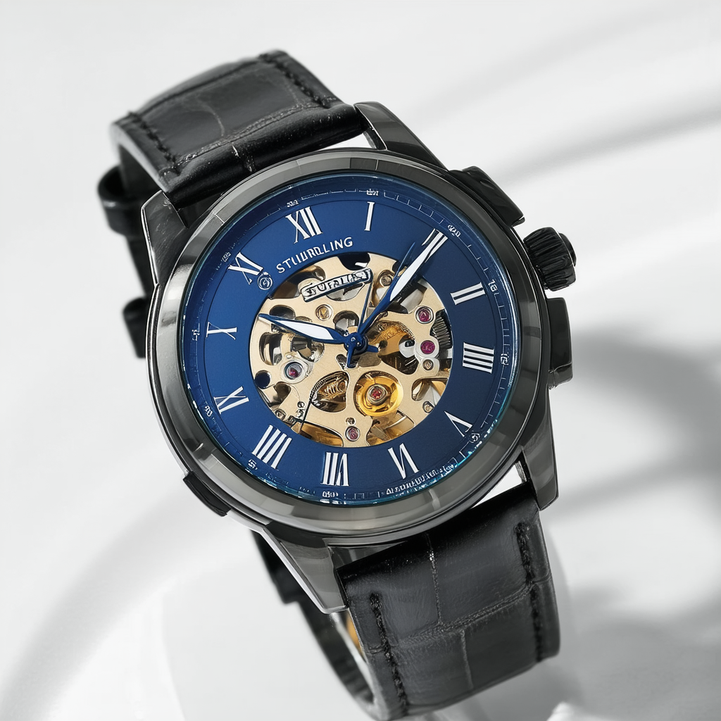 Stuhrling Original Men's 257.335654 Lifestyle Axis Automatic Skeleton Watch