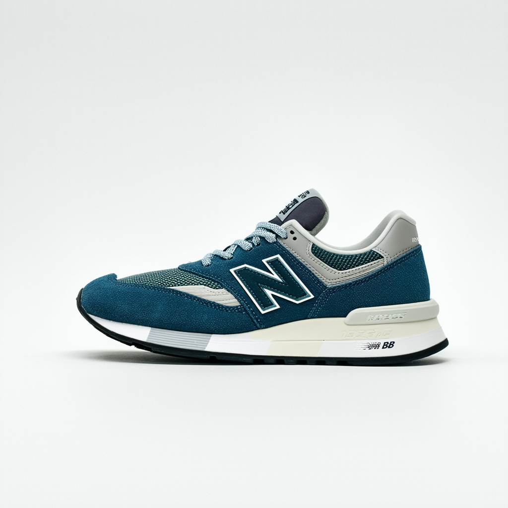 New Balance Women's 997H V1 Lifestyle Sneaker, Natural Indigo/Dusty Cedar, 7.5 M US
