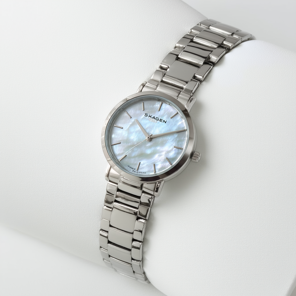 Skagen Women's 580SSXD1 Denmark Mother-of-Pearl Dial Watch