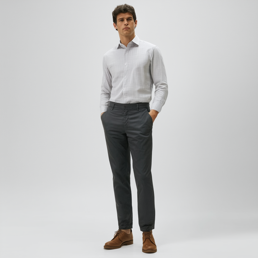 Calvin Klein Men's Flat Front Chino Pant