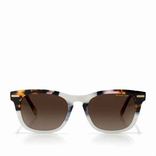 Michael Kors Tahiti Sunglasses MK6007 301214 Oak White Black Brown Rose 58 17 135