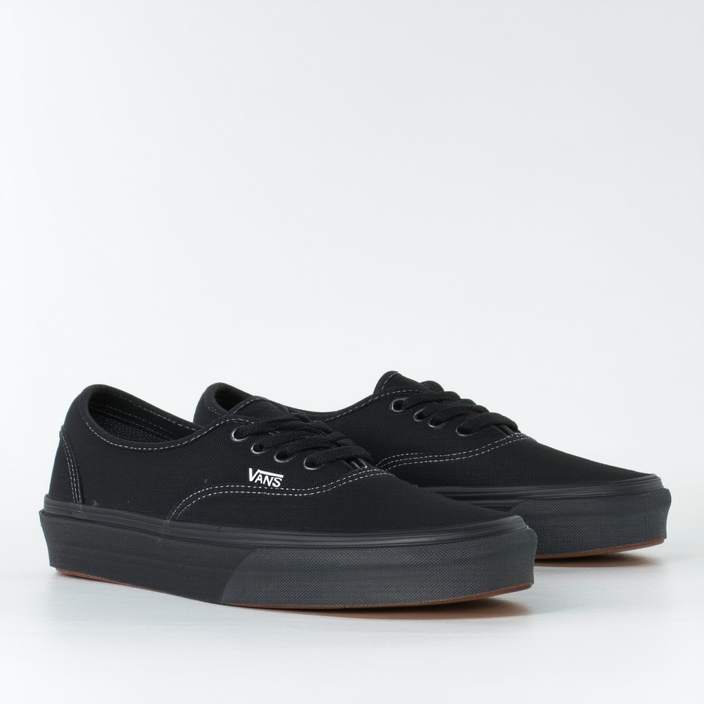 Vans Authentic Pro Skate Sneakers Black/Black Mens 10