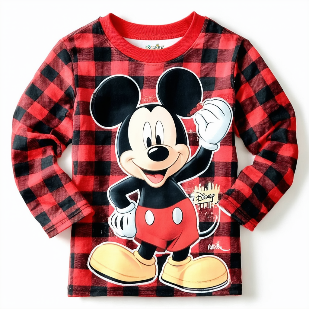 Disney Characters Lumberjack Mickey Boy's Performance Tee