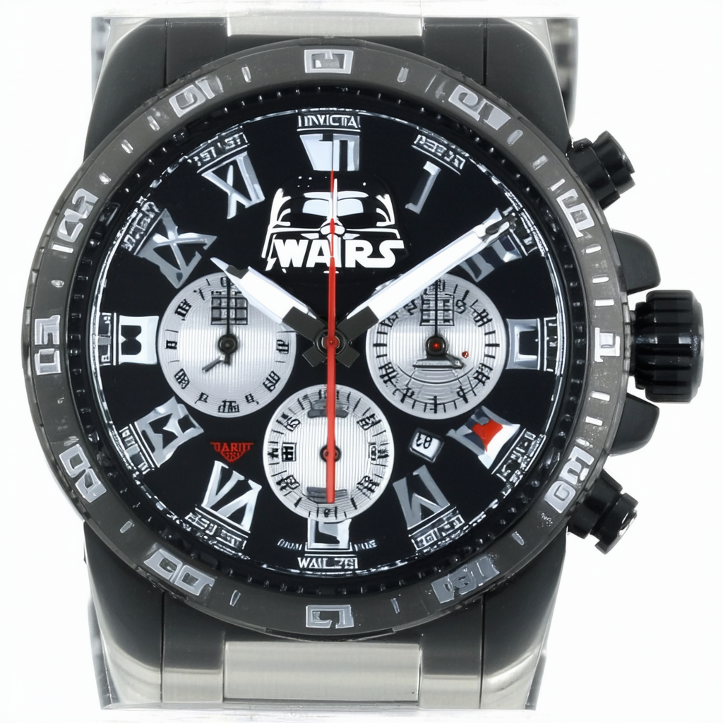 Invicta Star Wars Darth Vader Chronograph Quartz Grey Dial Men's Watch 32526