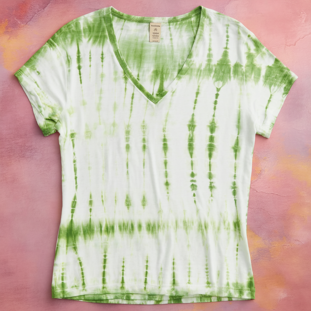 Jessica Simpson Womens Tie Dye V Neck T-Shirt
