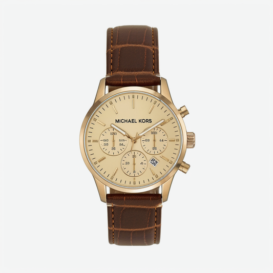Michael Kors Men's Slim Runway Brown Watch MK8508