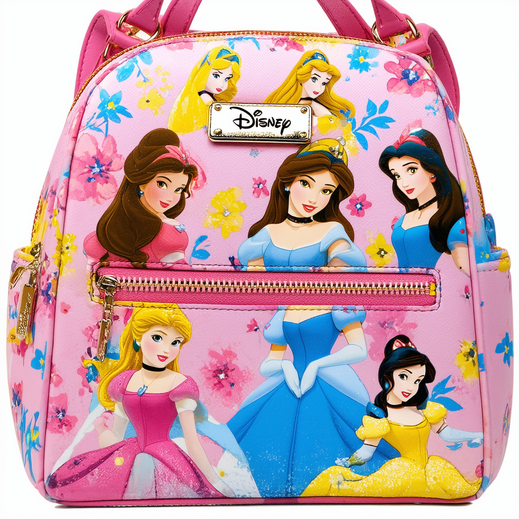 Loungefly Disney Princess Mini-Backpack, Multicolor,WDBK1854