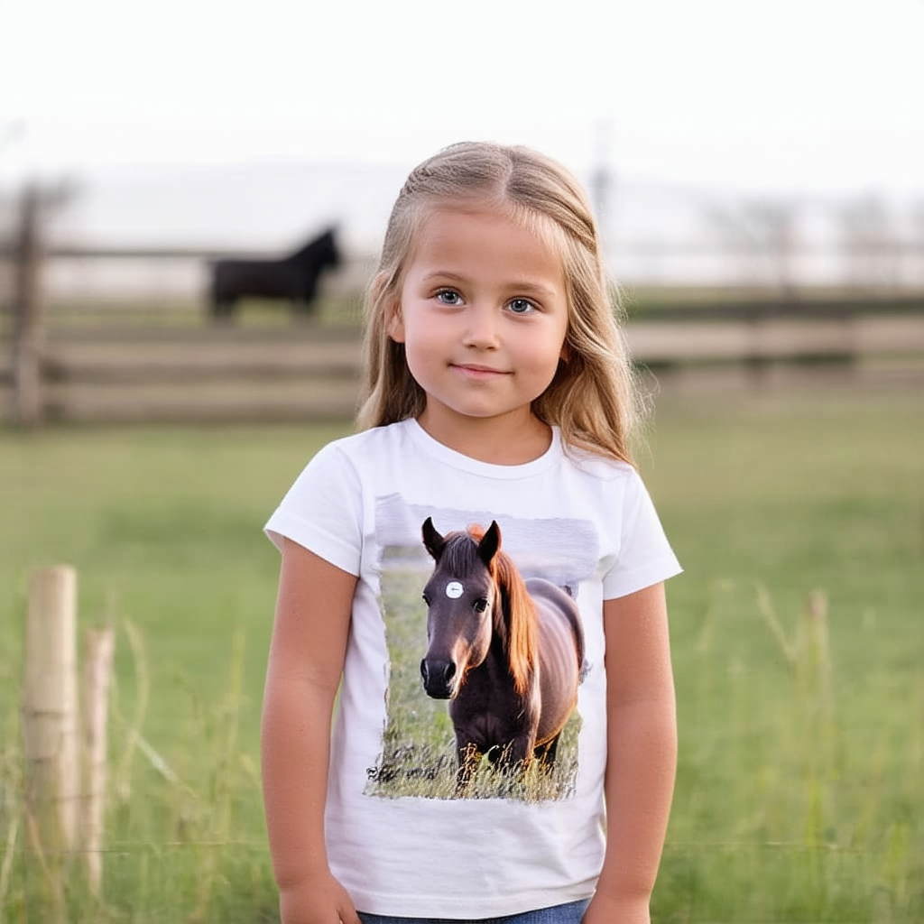 Carhartt Girls' Toddler Photo Real Horse Tee